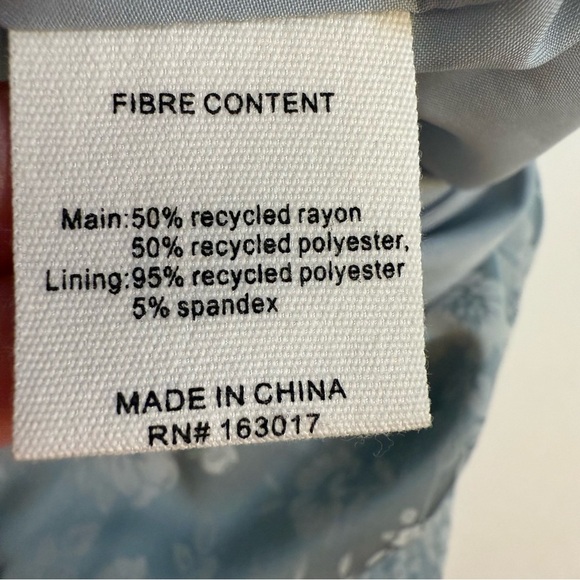 Princess Polly Light Blue Strapless mini Dress size 4 lined homecoming party - Picture 7 of 8